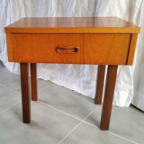 Teak bedside