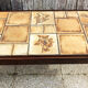 Table basse herbier rectangulaire vintage années 60