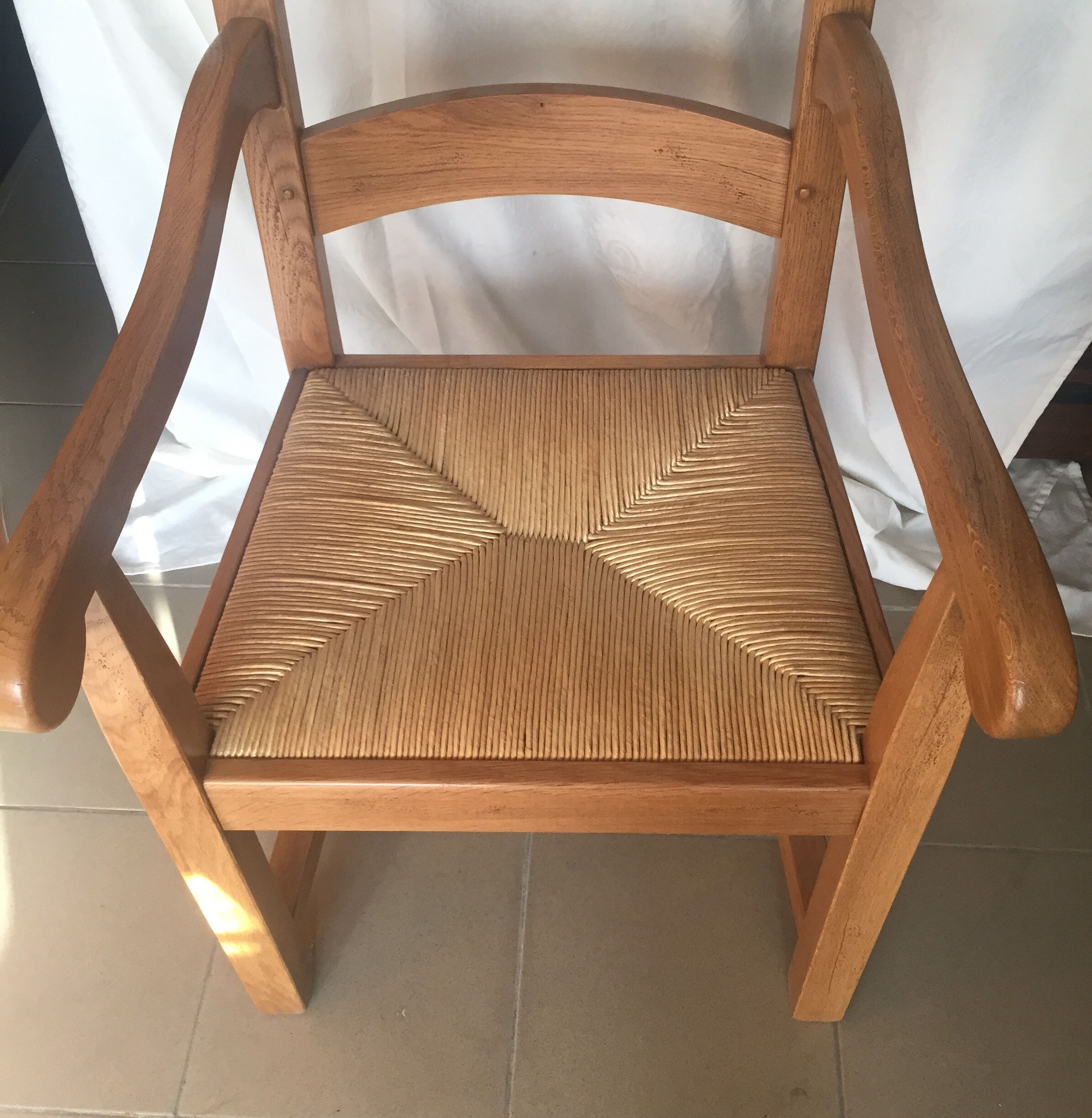 Oak armchair