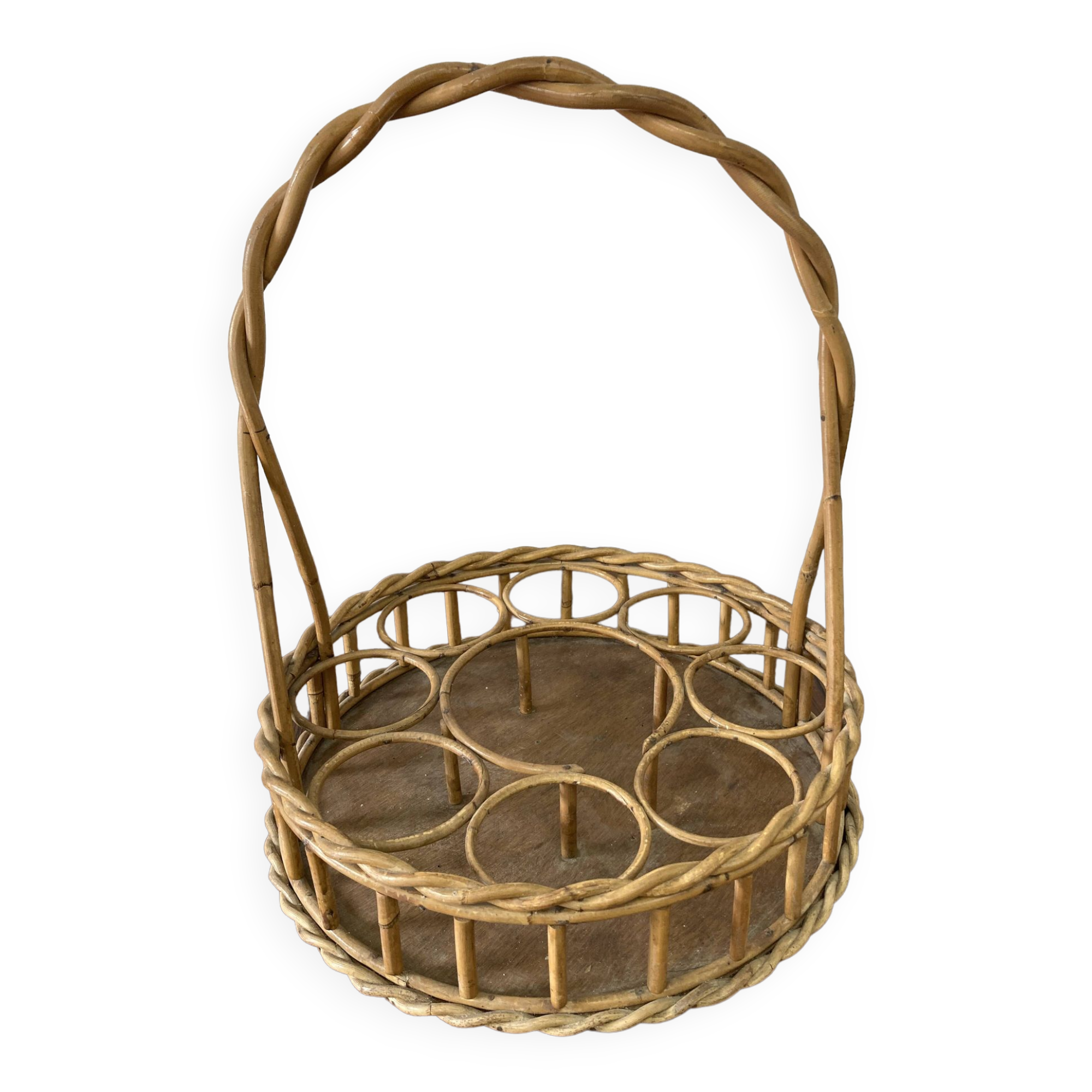 Vintage wicker basket