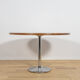 Mid-Century Round Walnut Dining Table, Denmark, 1970s