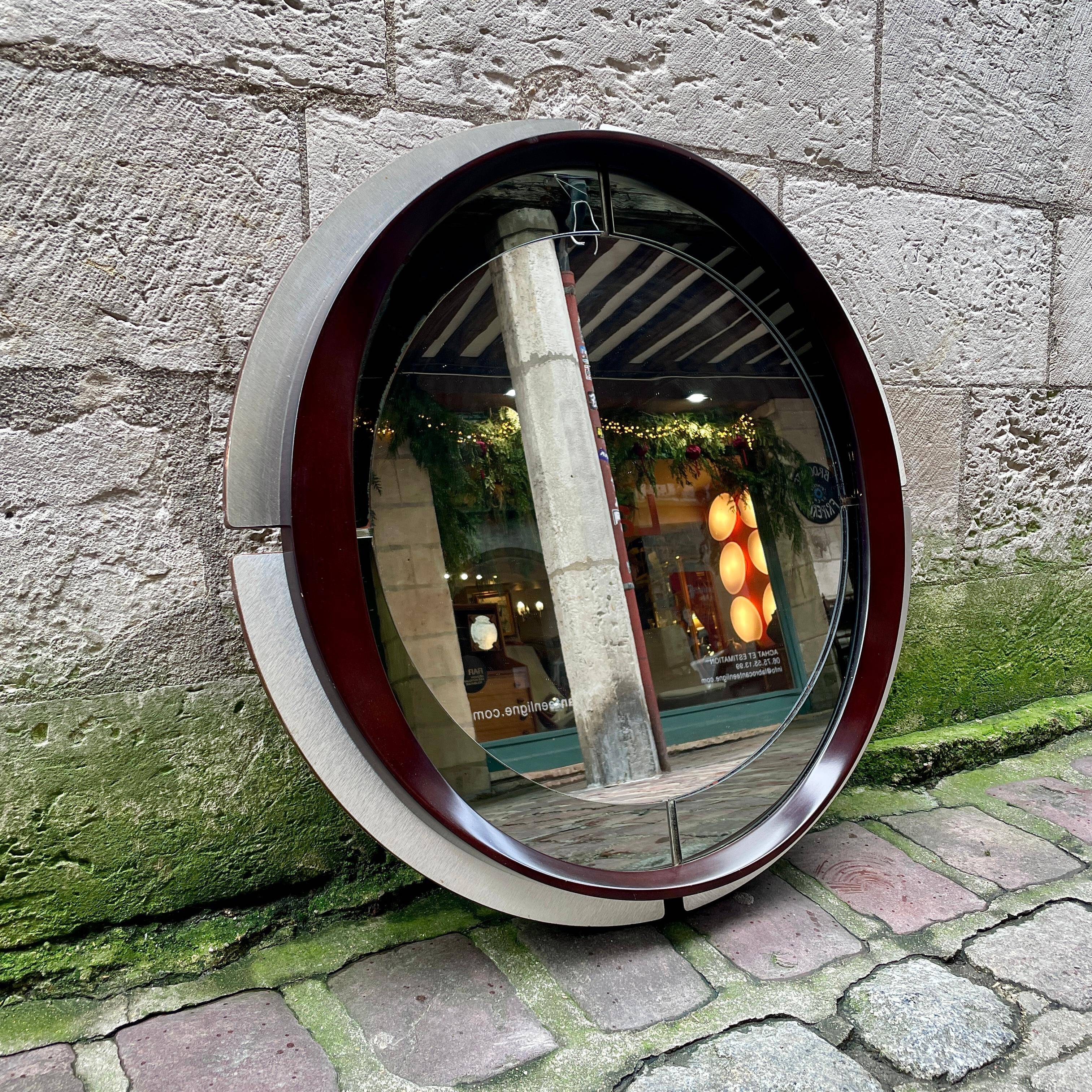 Italian Space Age mirror from the 1970s.