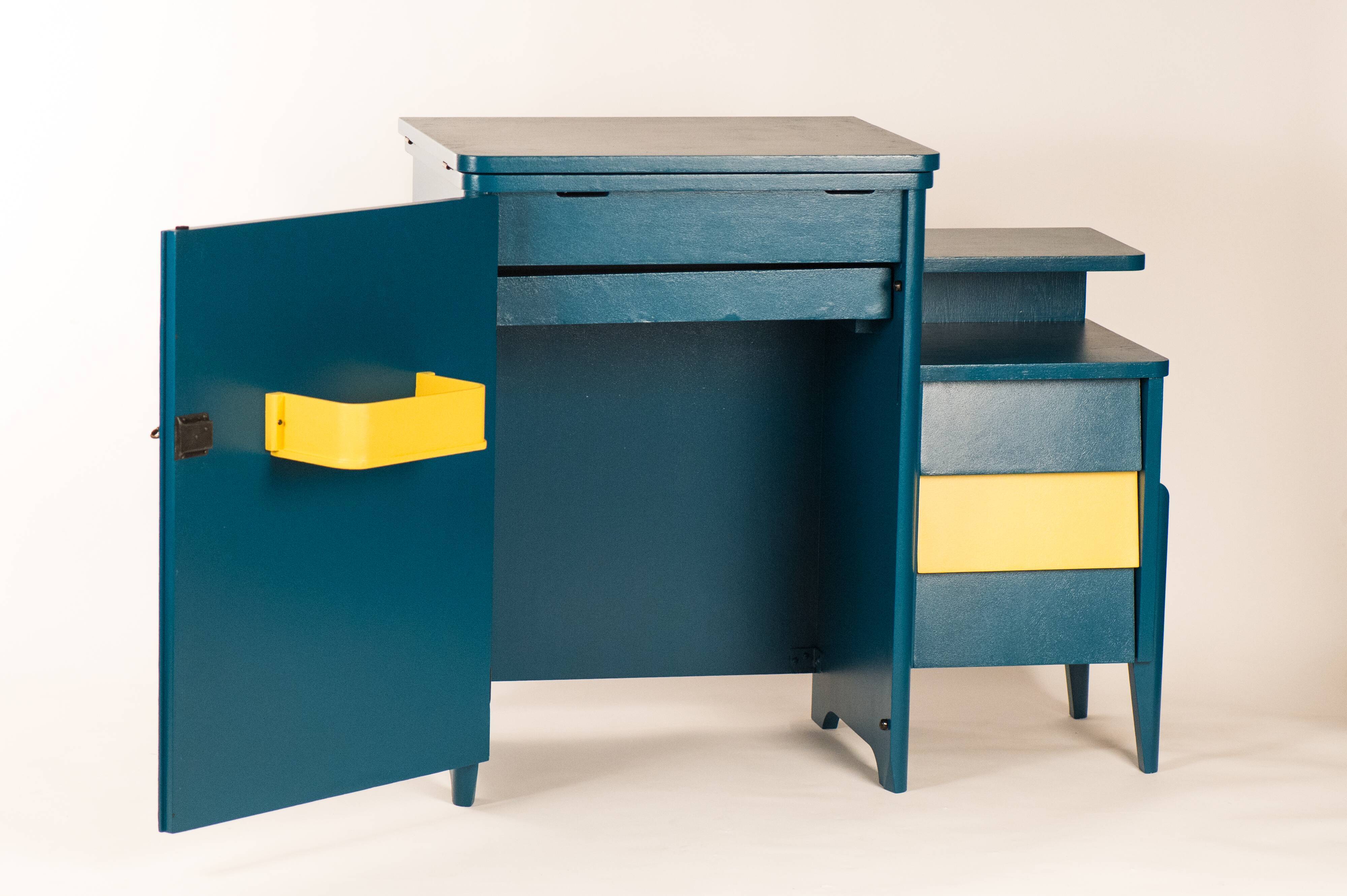 Desk, old sewing table