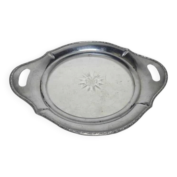 Plateau art deco bmu pour verres avec un miroir