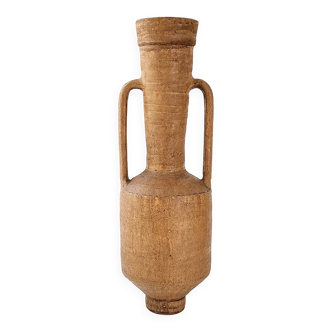 Vintage terracotta amphora vase 1960