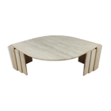 80s travertine coffee table