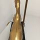 Table lamp Horse in gilded brass