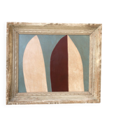 Framed painting