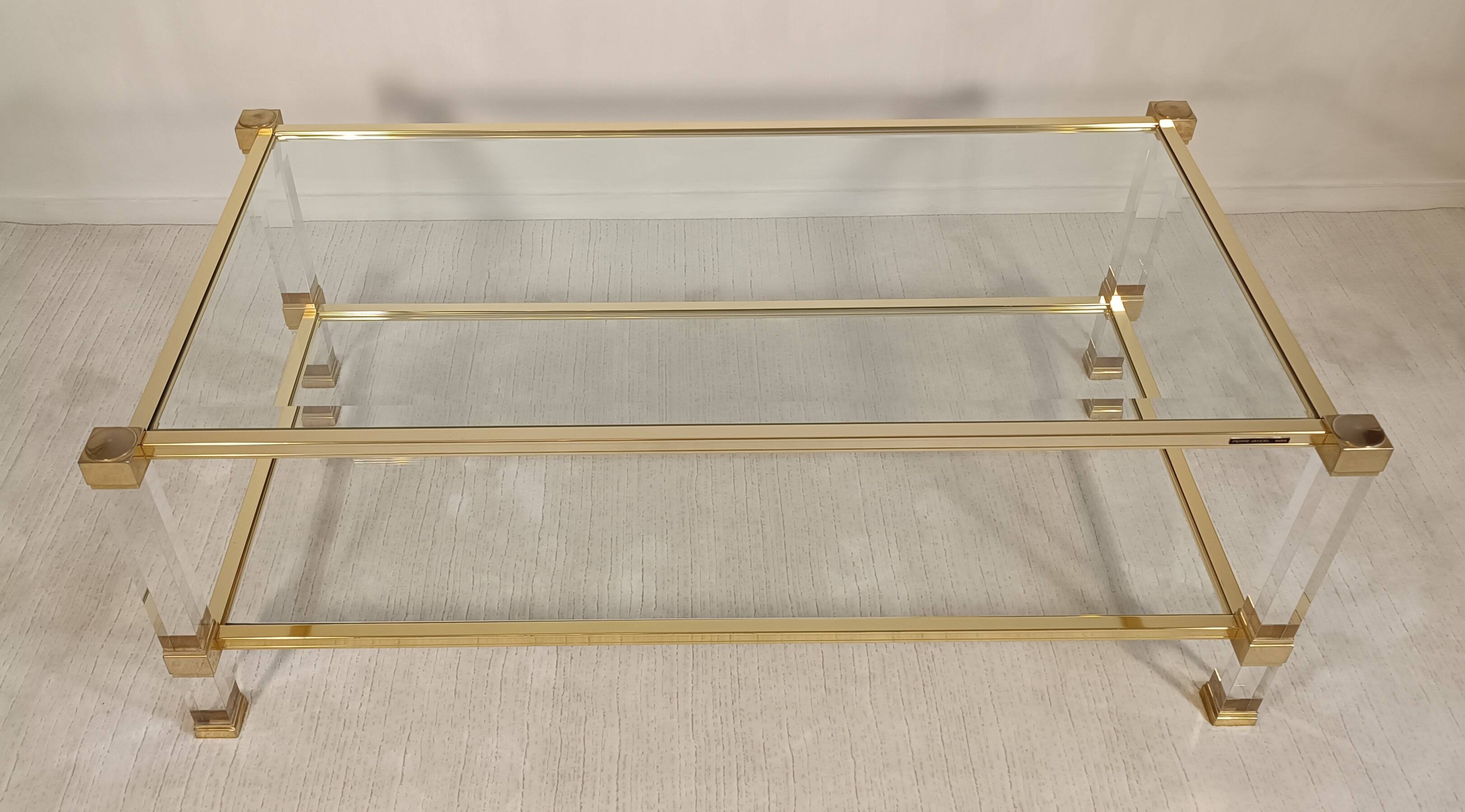 Très belle table basse Pierre Vandel Paris collection ANTHIOS
