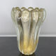 Vase Murano paillons d’or