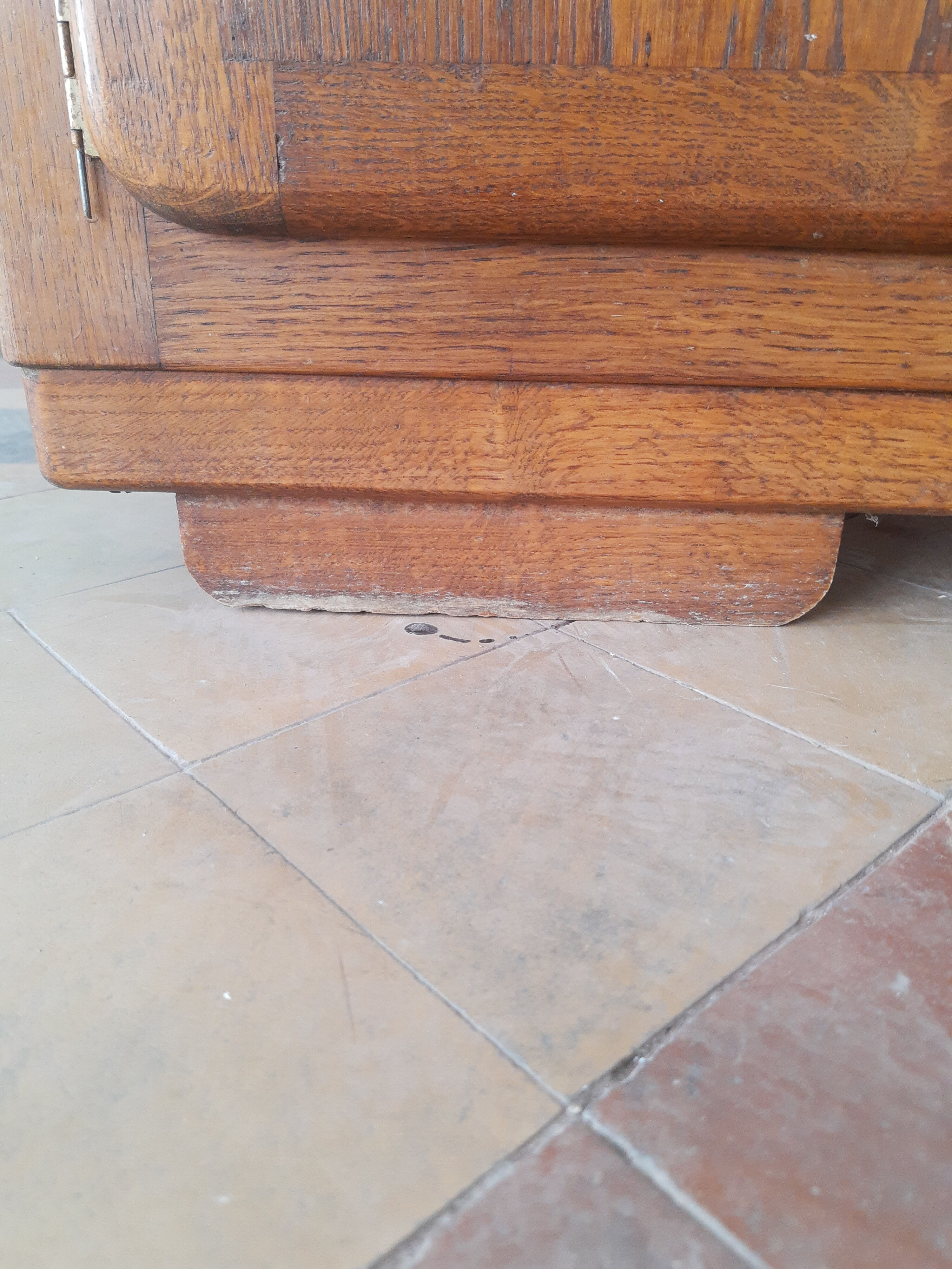 Vintage oak bottom mado sideboard