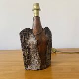 Sandstone lamp in the shape of a woman's bust