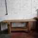 Waxed oak cabinetmaker's workbench