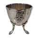 Beautiful 950 silver tripod egg cup in the Art Nouveau style by Minerva Queille