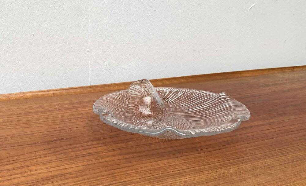 Vintage Swedish Glass Bowl from Pukeberg Glass, 1970s