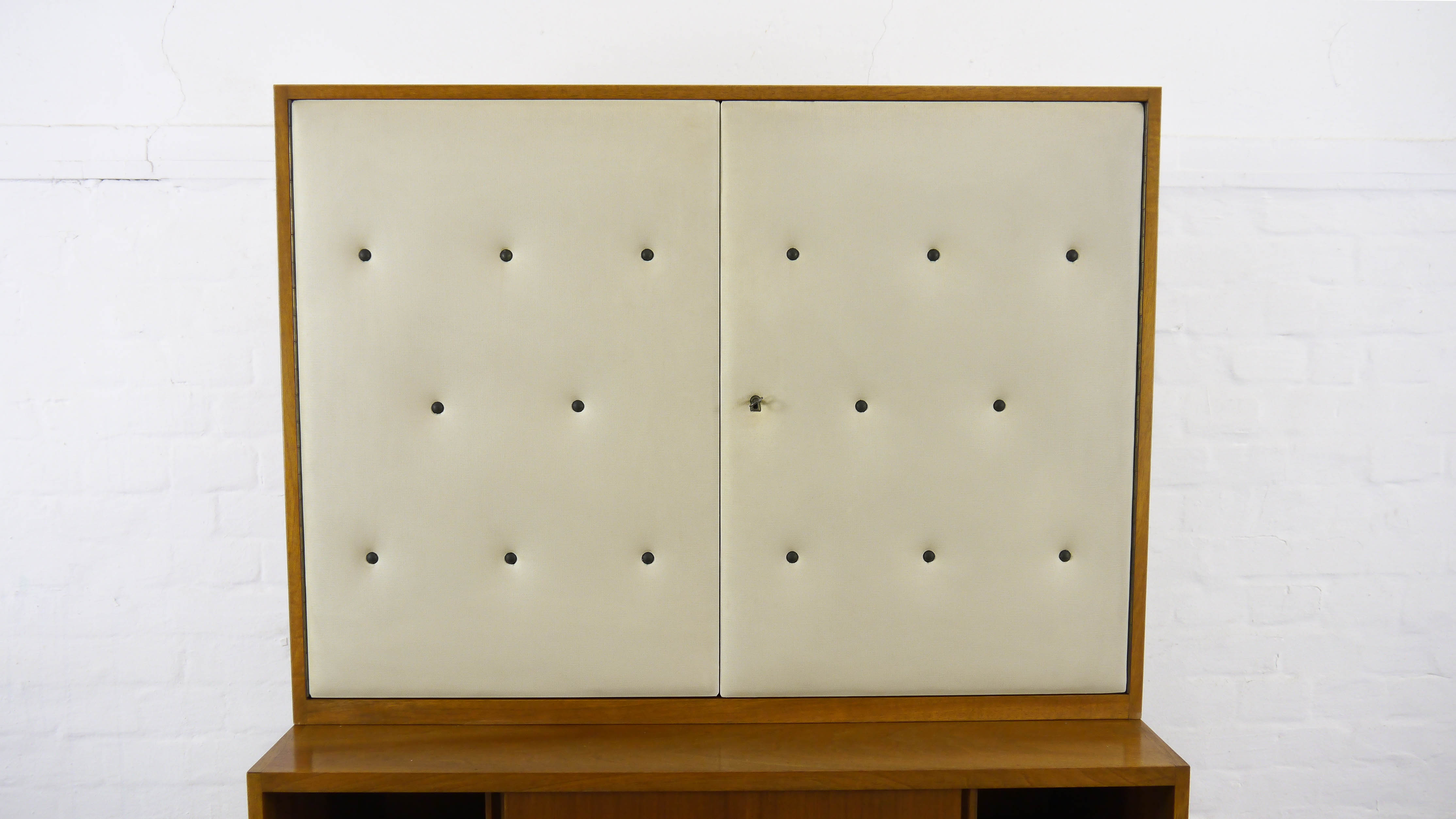 Sideboard-Highboard with Bar by Franz Ehrlich for DW Hellerau, Bauhaus