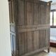 Louis XIII wardrobe in solid walnut