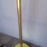 Reading floor lamp in golden brass vintage design 1970