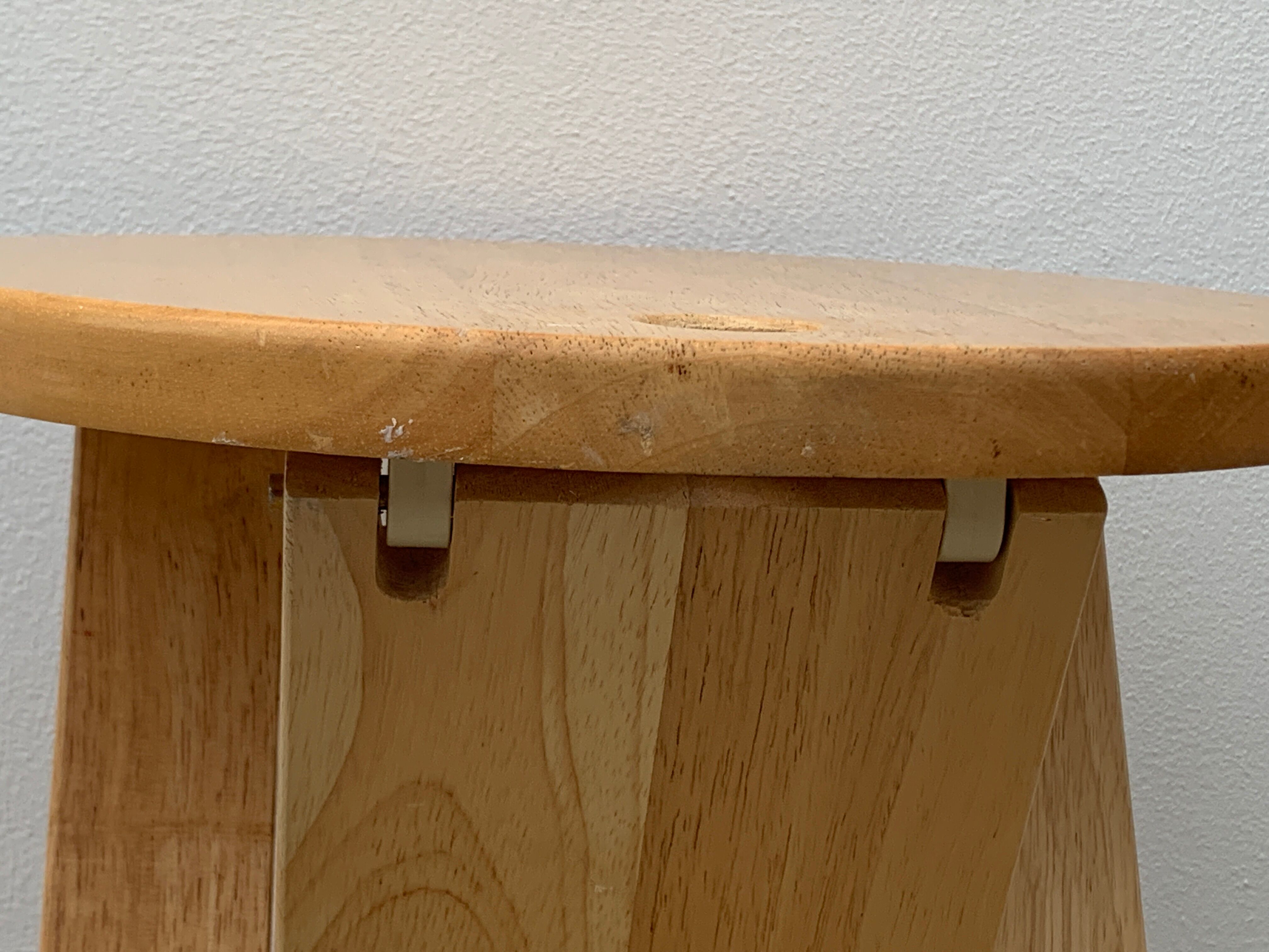 Wooden folding stool, model Suzy by Adrian Reed, 1980