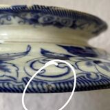 Plate with peedouche Creil & Montereau model Flora liseron