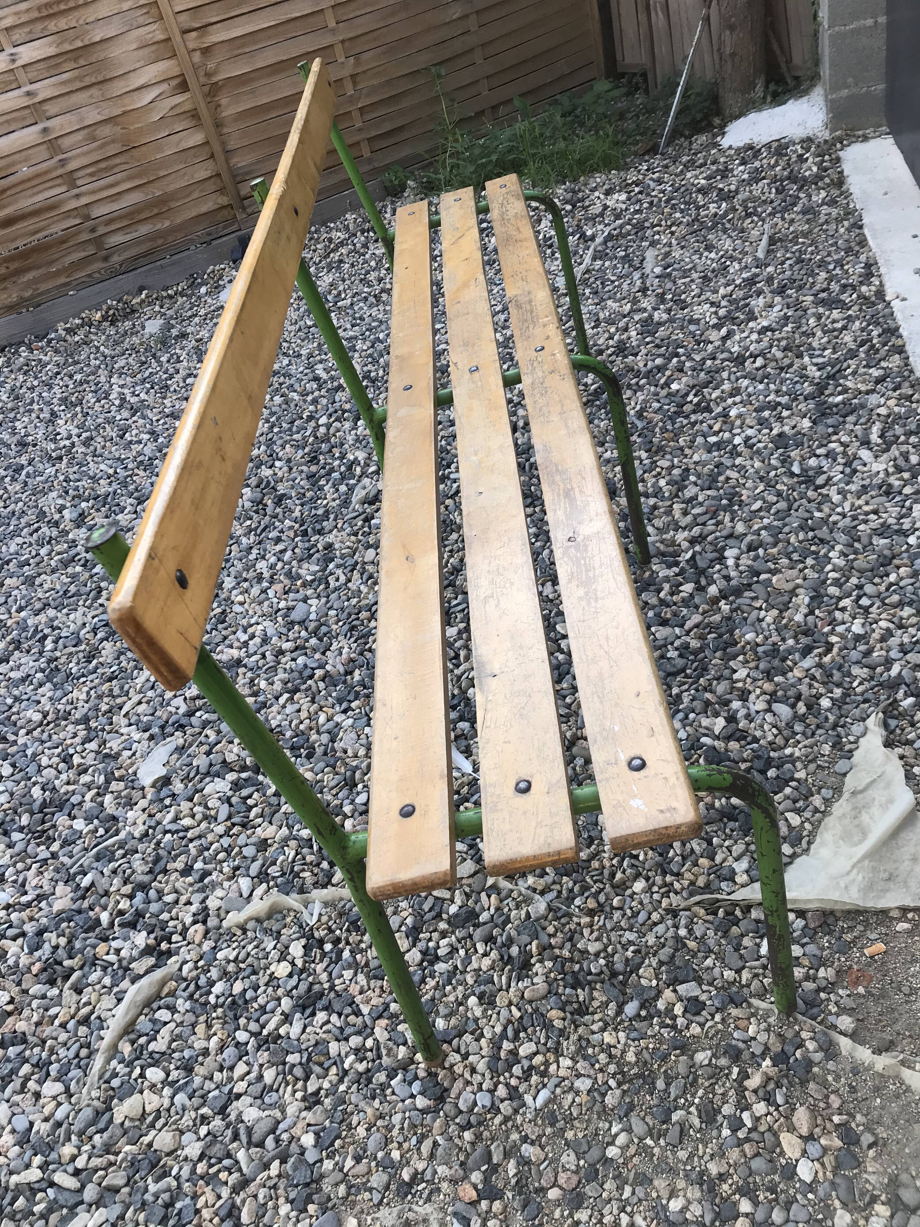School bench 50s