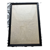 Poster large old map of paris 1739