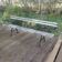 Cast iron and wood garden bench