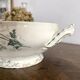 iron earth fruit bowl, old vegetable dish with poppies, Choisy le Roi