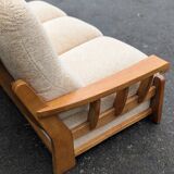 Canapé convertible Maison Regain en orme massif