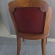 Suite 4 chaises gondole art déco 1950