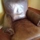 Vintage leather armchair