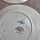 Set of 7 deep plates Digoin Sarreguemines Champagne – Opaque porcelain – Vintage ironstone