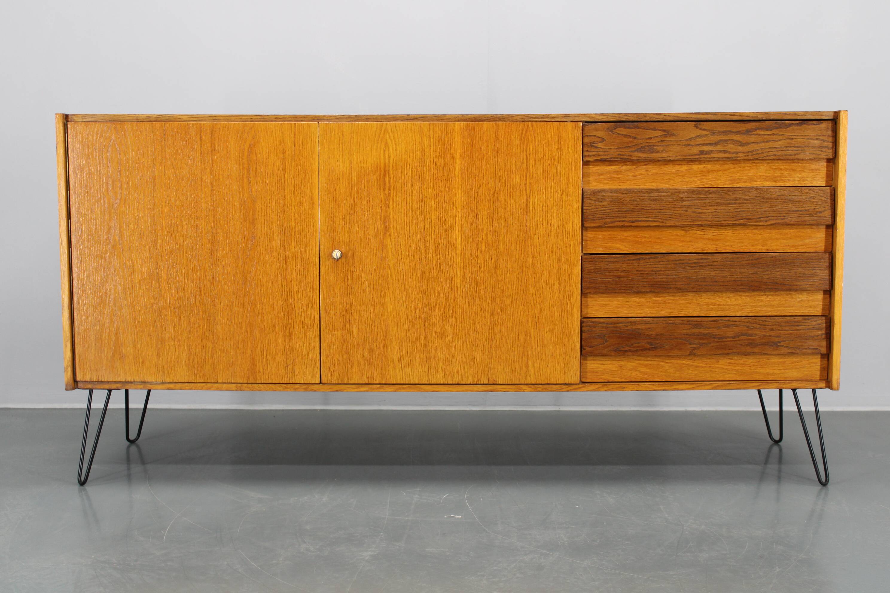 1960s Jiri Jiroutek Upcycled Sideboard ,Czechoslovakia