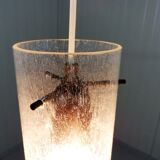 Suspension en verre Kaiser Leuchten, années 1960