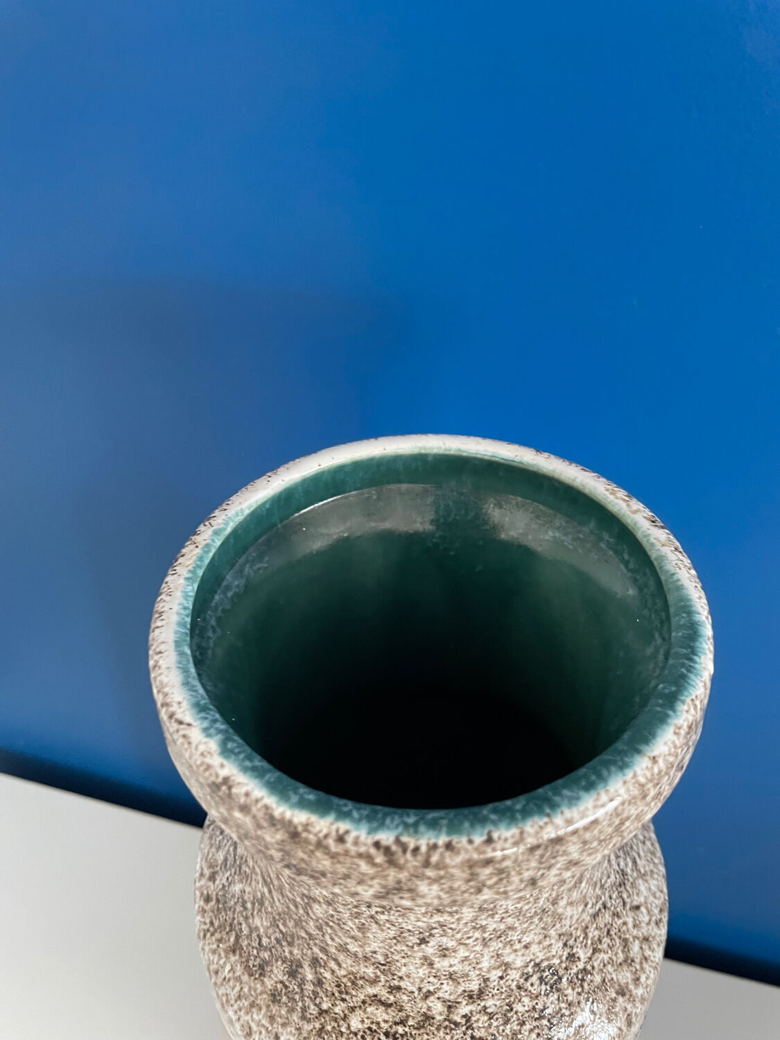 Large ceramic vase west germany bay
