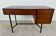 French modernist desk from the 1950s with 2 drawers, 1 cabinet, and 1 container.