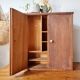 Vintage wooden medicine cabinet from the 1950s.