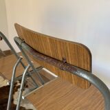 Pair of LALLEMAND folding chairs
