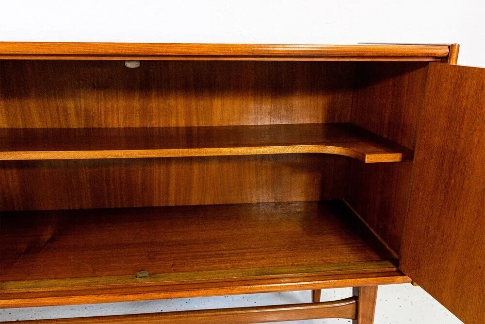 Vintage Walnut Sideboard From Bfm, Poland, 1960s