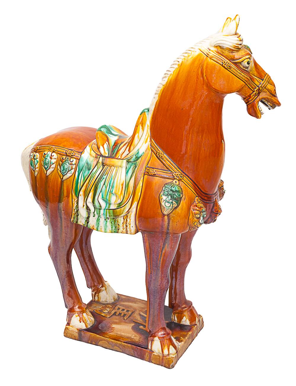 Very large Chinese ceramic horse