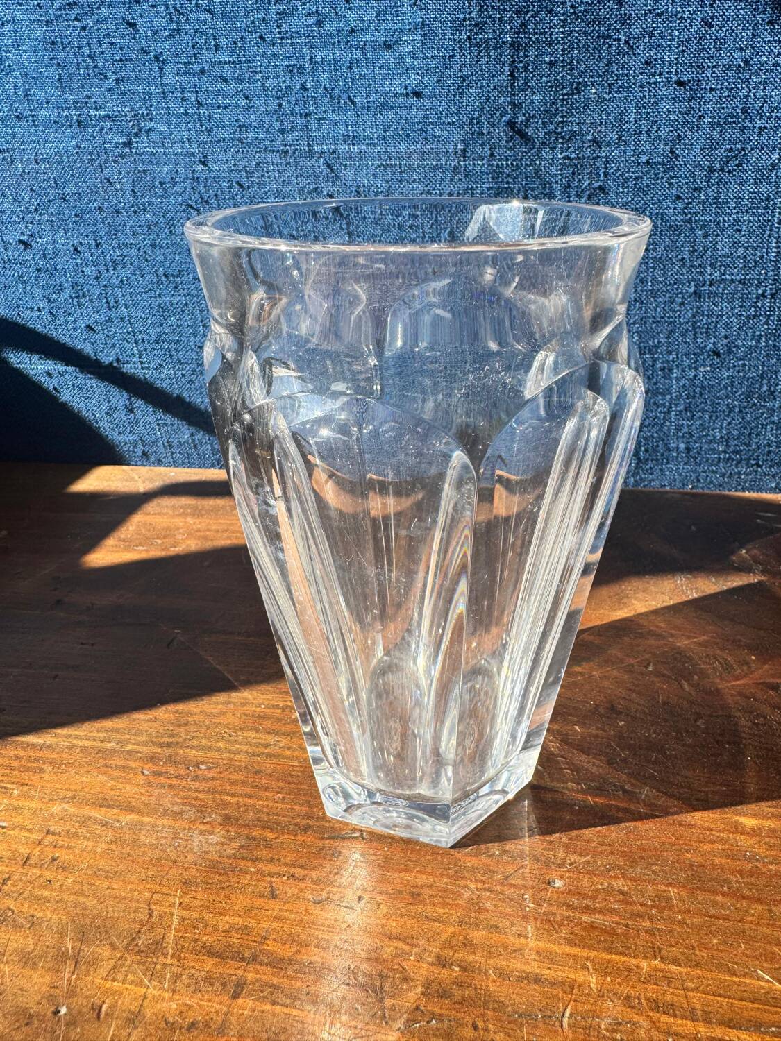 Baccarat 59's crystal vase / Antique "Nelly Harcourt" model. 16 cm