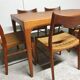 Suite de 6 chaises danoises en teck Mid-Century
