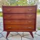 Vintage commode with tapered legs