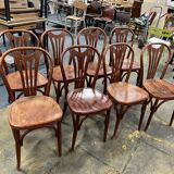 Set of 8 bistro chairs