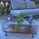 table plexi fumé a roulette