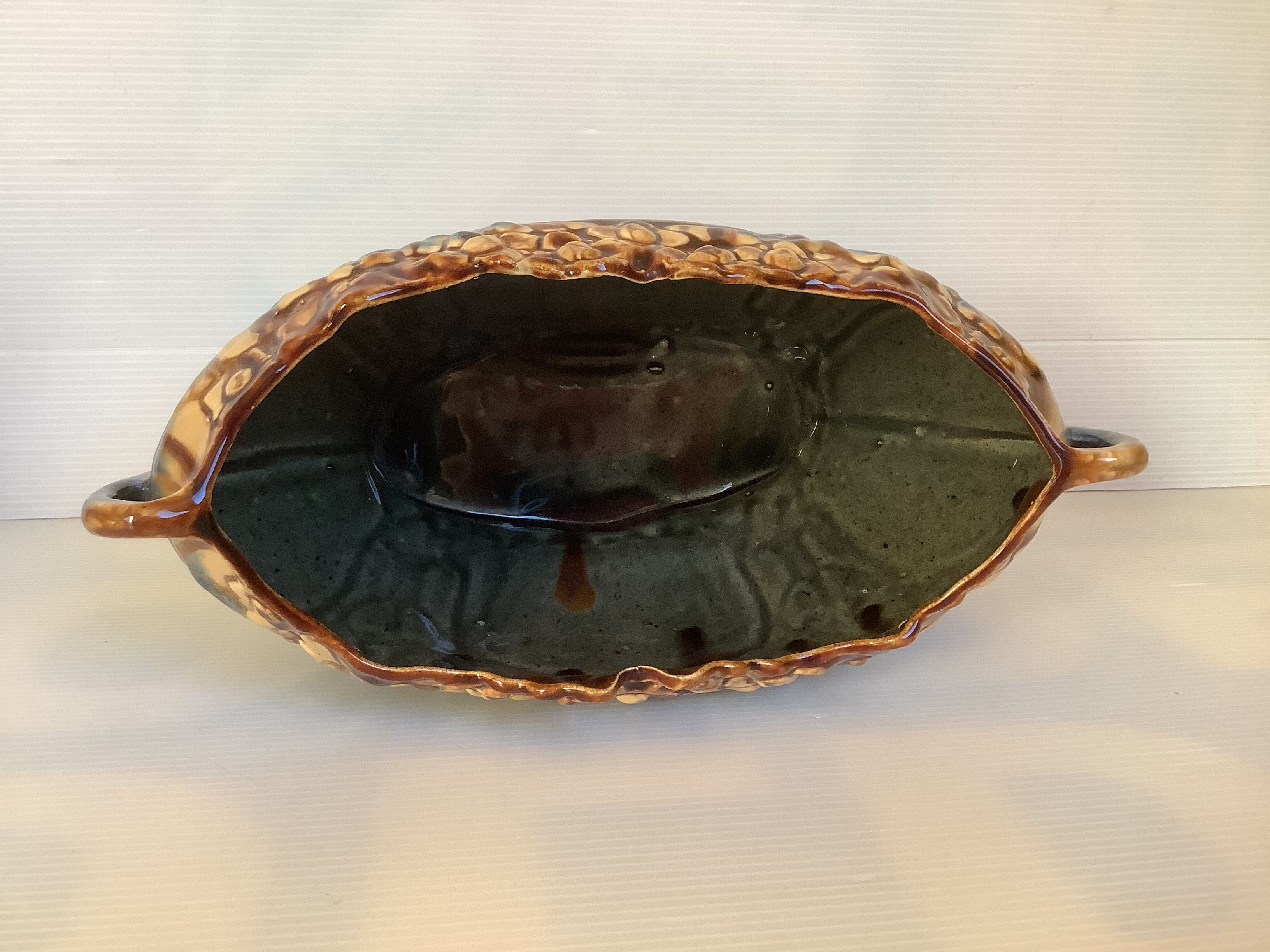 Old earthenware planter vase Belgium