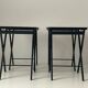 Set of 4 service tables by Artex-Green Corp, 1960s, USA