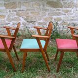 Bridge armchairs 60s