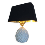 Designer pineapple lamp in porcelain