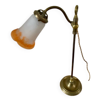 Art nouveau desk lamp by Noverdy